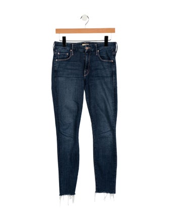 Mother Mid-Rise Skinny Leg Jeans