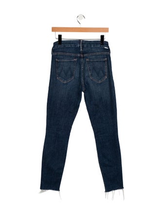 Mother Mid-Rise Skinny Leg Jeans