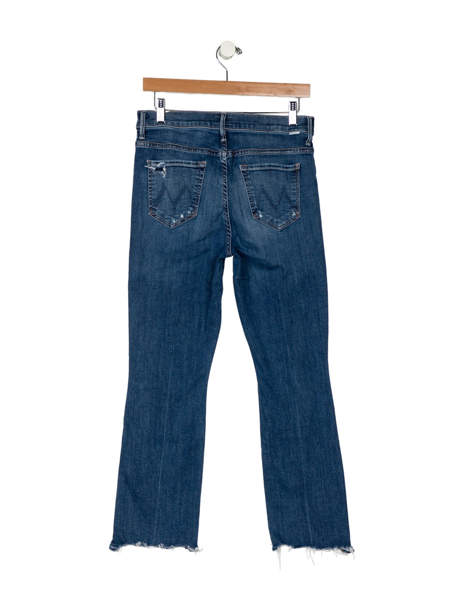 Mother Mid-Rise Straight Leg Jeans