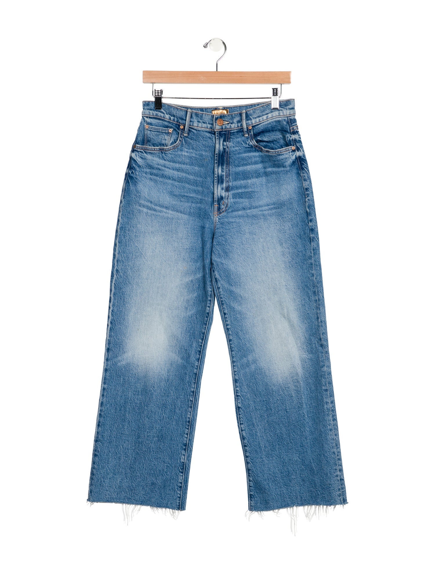 Mother High-Rise Wide Leg Jeans