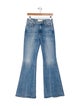 Mother Mid-Rise Wide Leg Jeans