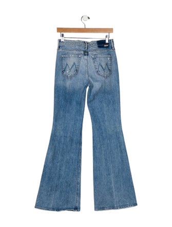 Mother Mid-Rise Wide Leg Jeans