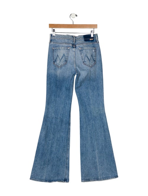 Mother Mid-Rise Wide Leg Jeans