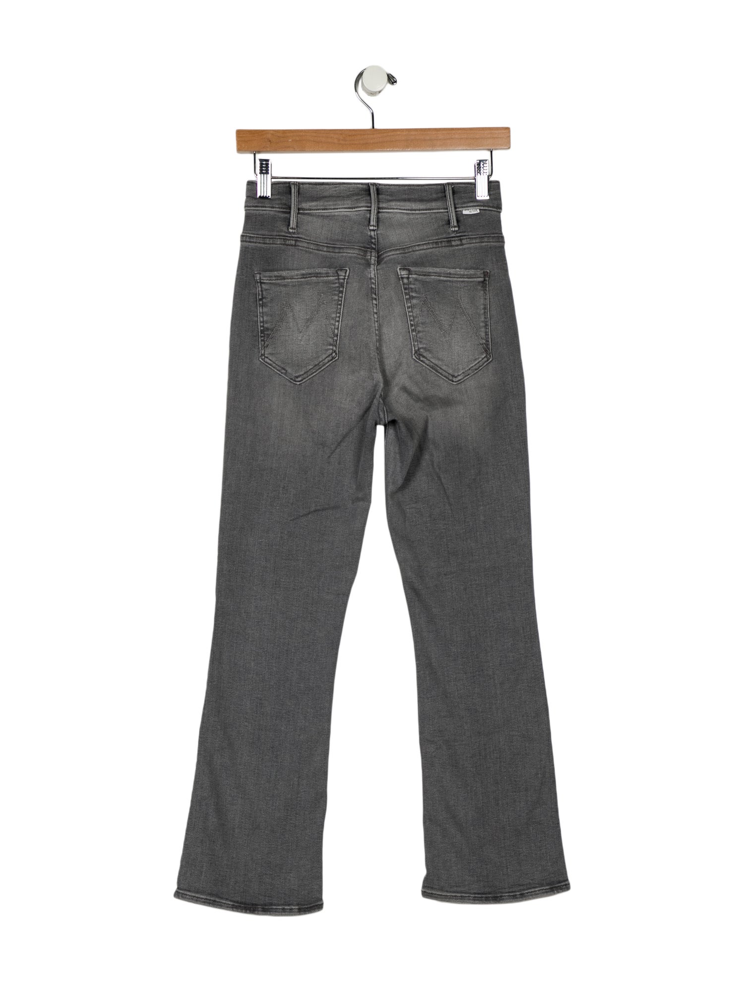 Mother Mid-Rise Straight Leg Jeans