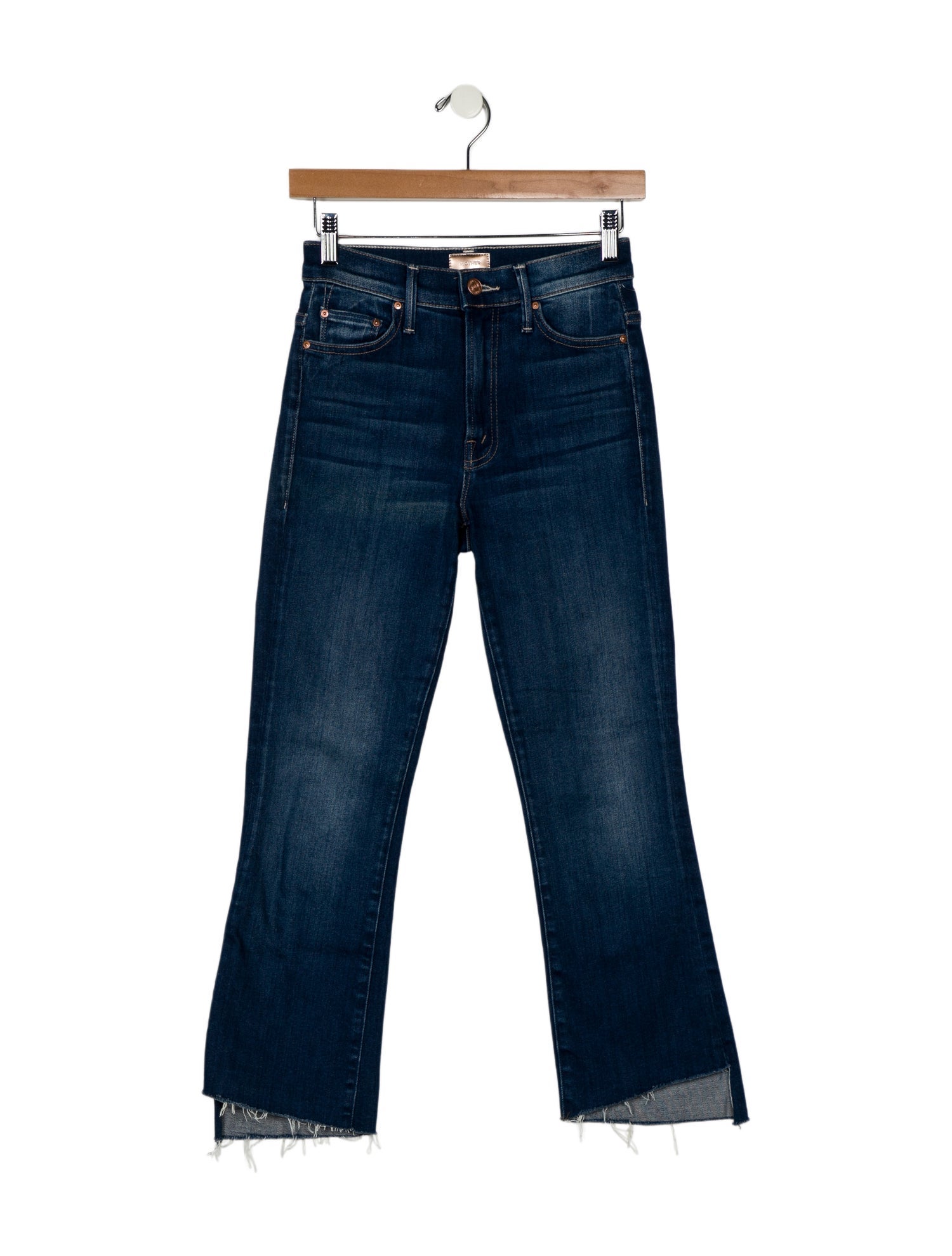 Mother Mid-Rise Straight Leg Jeans