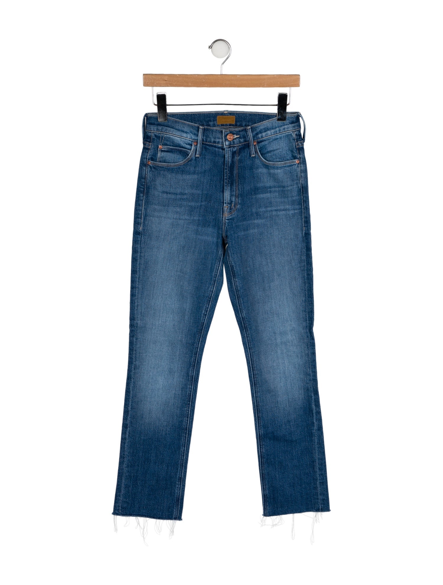 Mother Mid-Rise Straight Leg Jeans w/ Tags