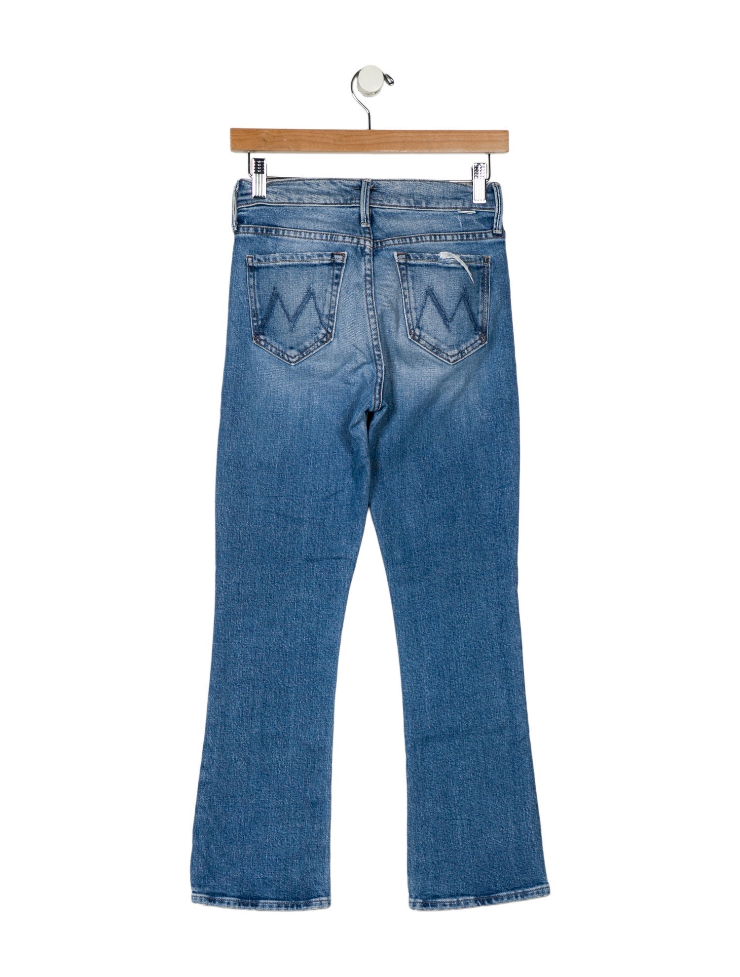 Mother Mid-Rise Straight Leg Jeans