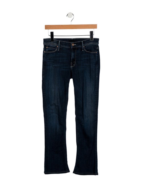 Mother Mid-Rise Straight Leg Jeans
