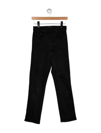 Mother High-Rise Straight Leg Jeans