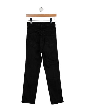 Mother High-Rise Straight Leg Jeans