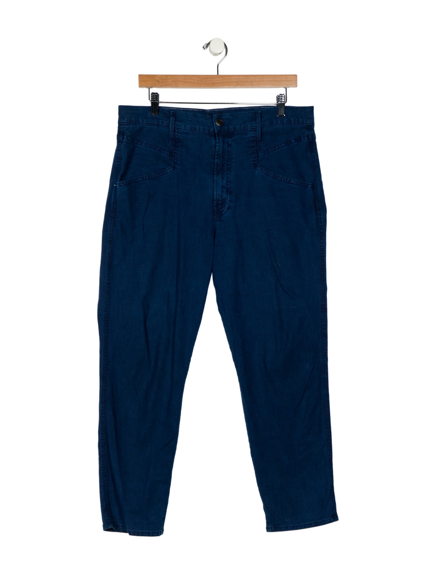 Mother High-Rise Straight Leg Jeans