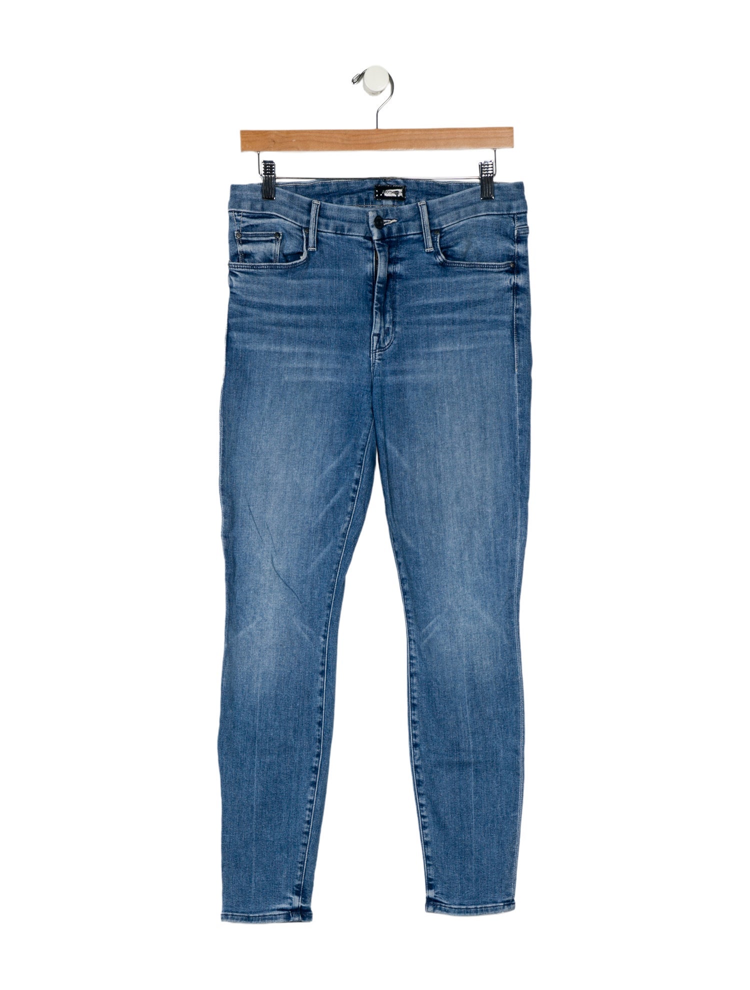 Mother Mid-Rise Skinny Leg Jeans