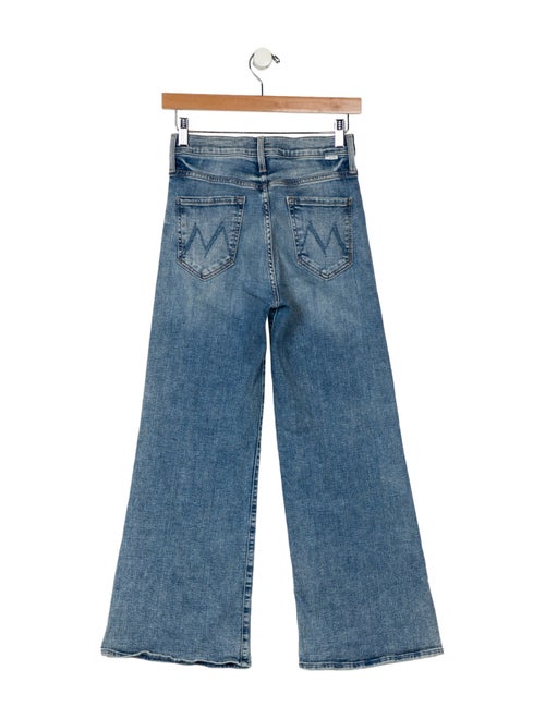 Mother Mid-Rise Wide Leg Jeans