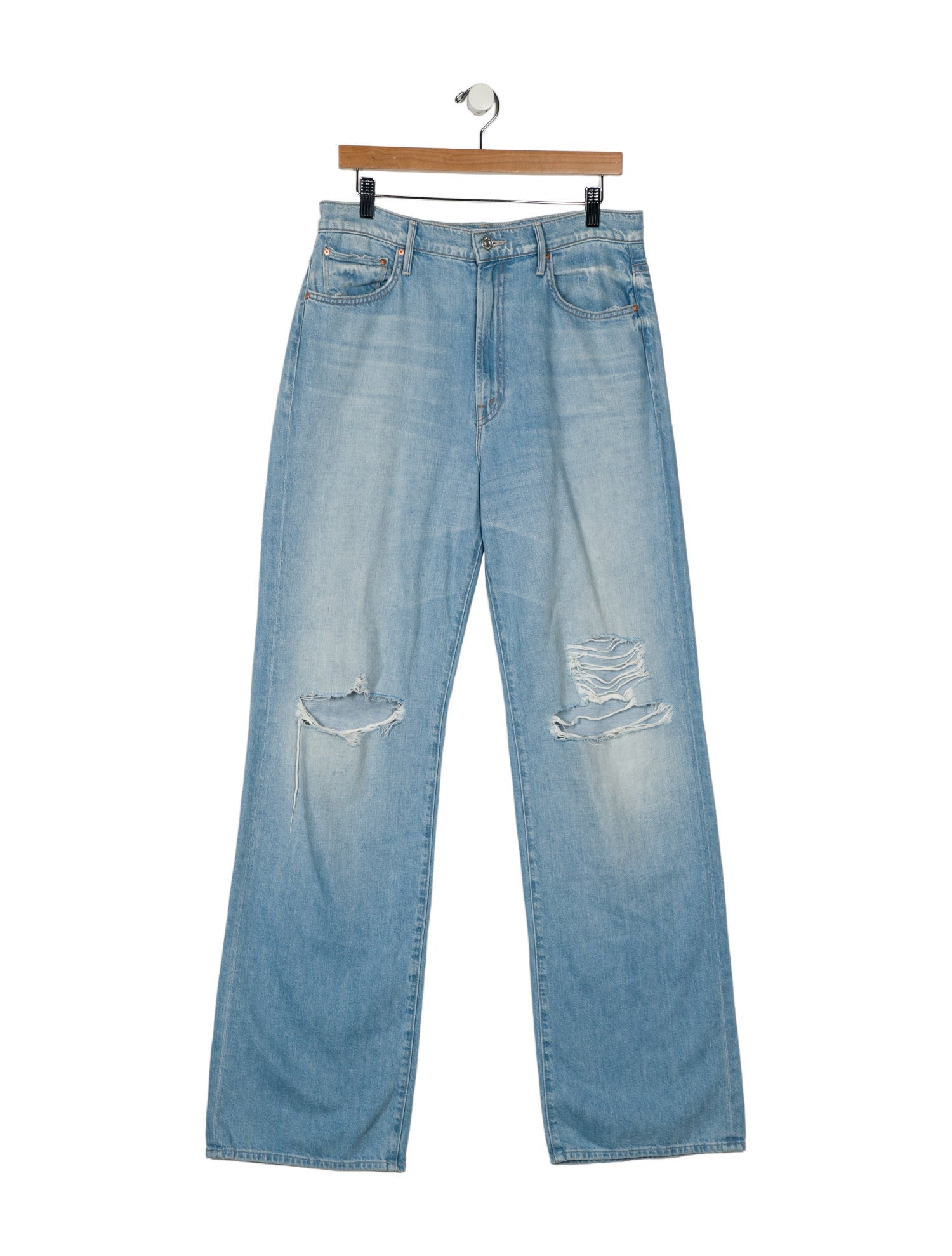 Mother High-Rise Wide Leg Jeans