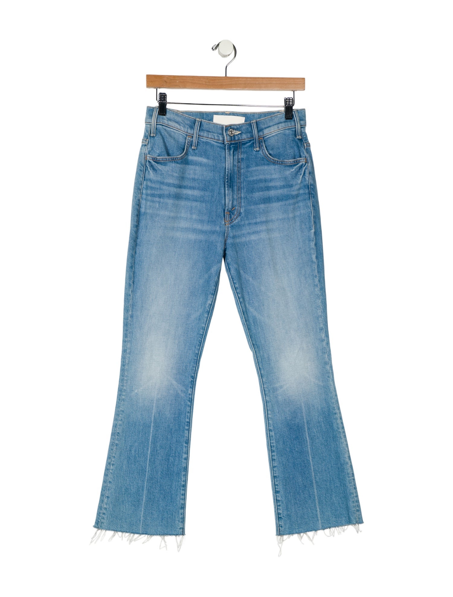 Mother Mid-Rise Straight Leg Jeans