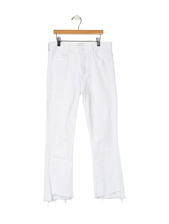 Mother Mid-Rise Straight Leg Jeans