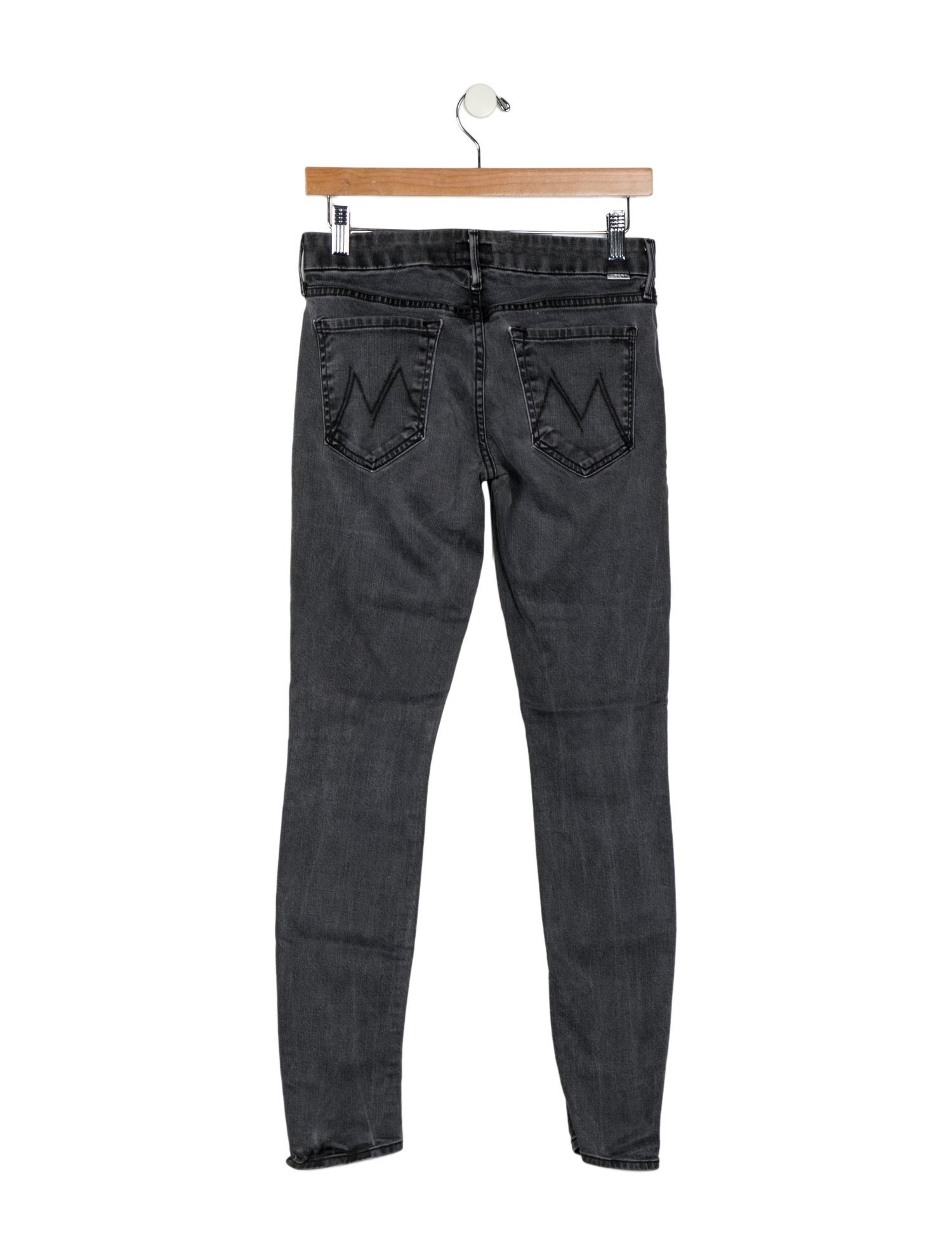 Mother Mid-Rise Skinny Leg Jeans