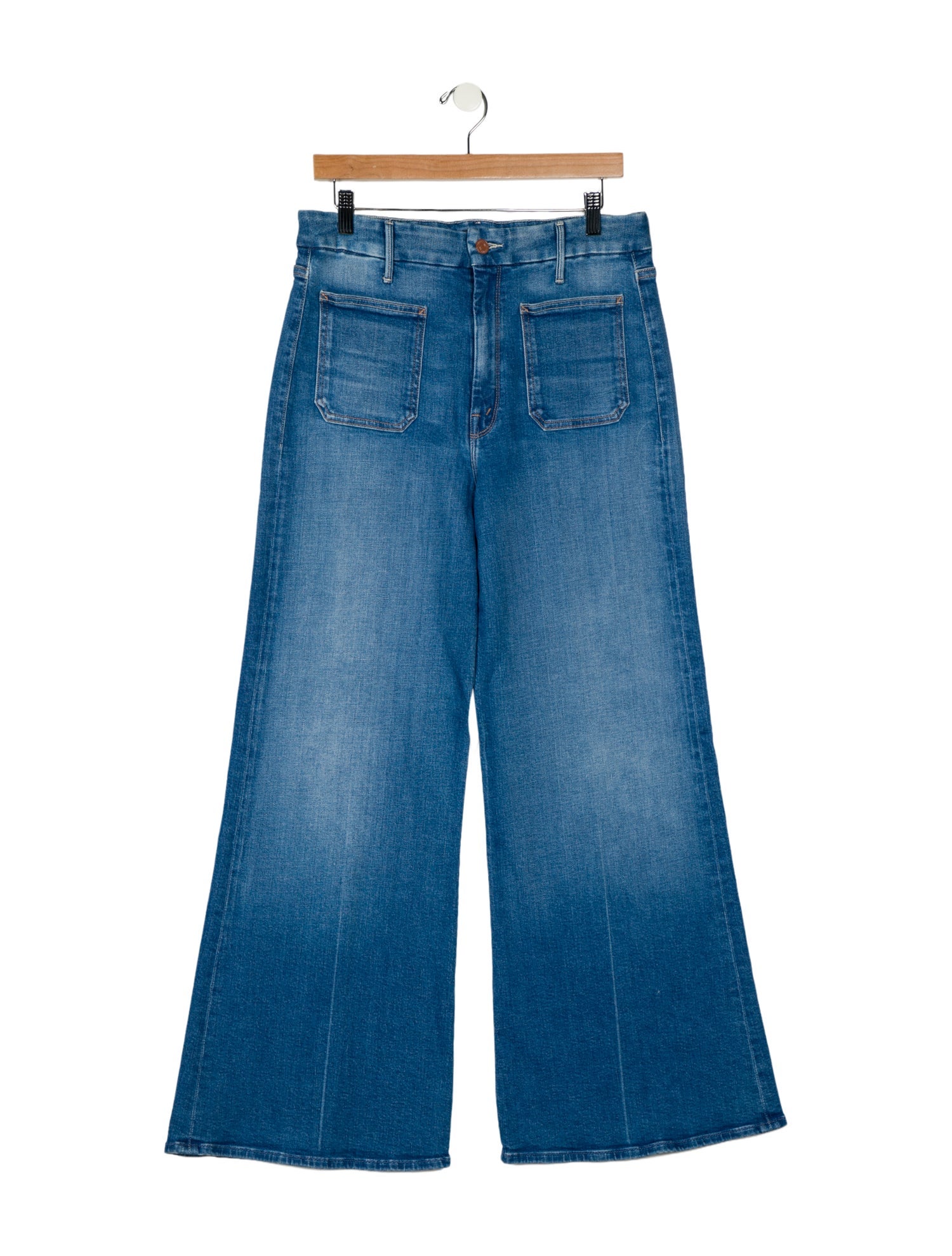 Mother High-Rise Wide Leg Jeans