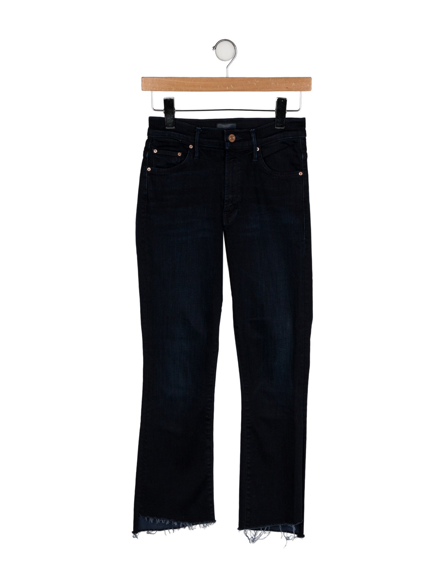Mother Mid-Rise Straight Leg Jeans