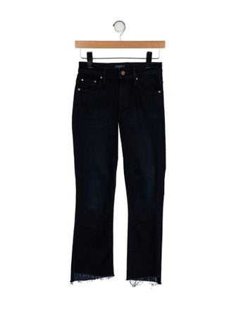 Mother Mid-Rise Straight Leg Jeans