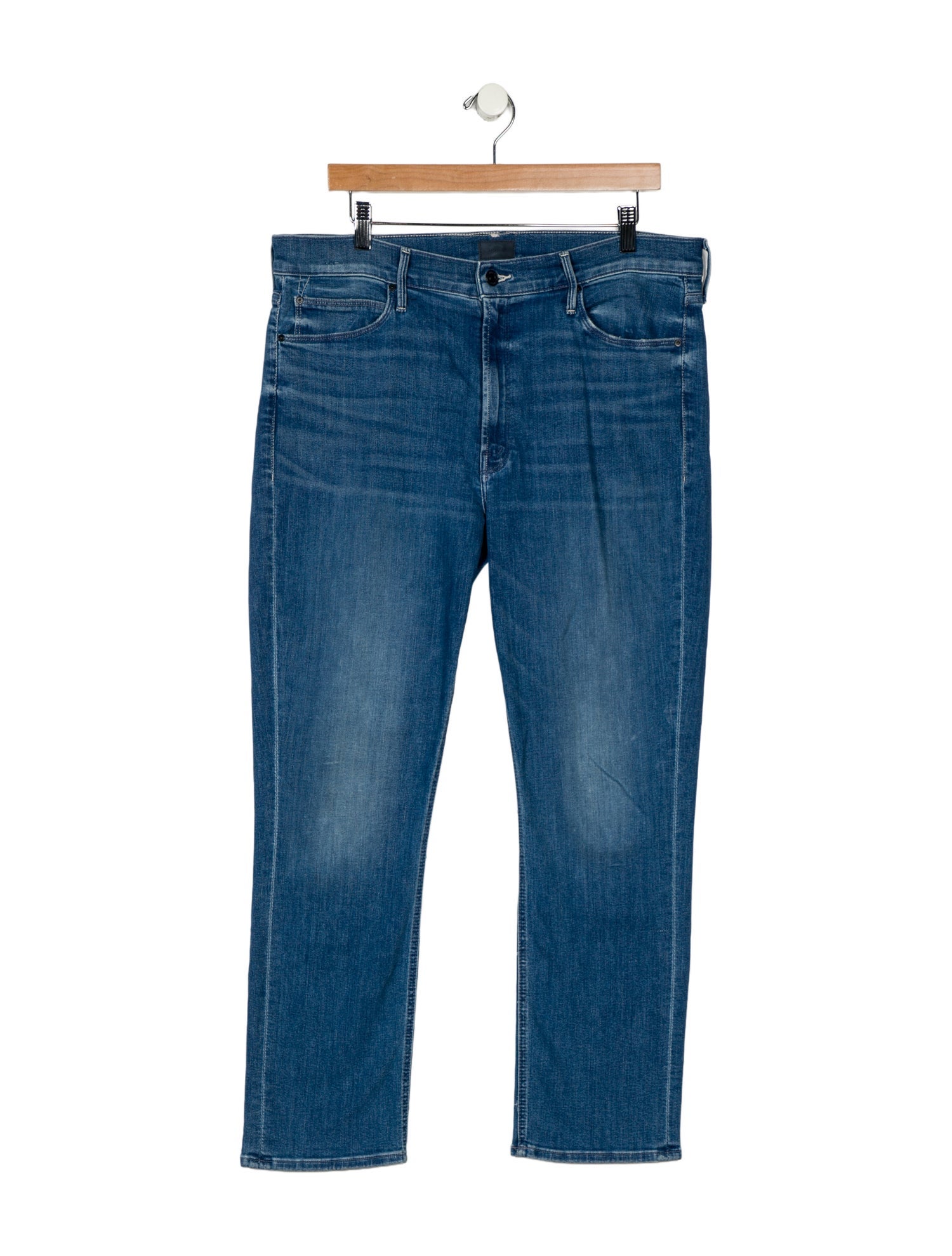 Mother High-Rise Straight Leg Jeans