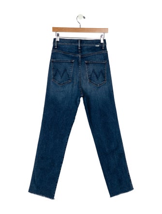 Mother High-Rise Straight Leg Jeans