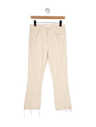 Mother Mid-Rise Straight Leg Jeans