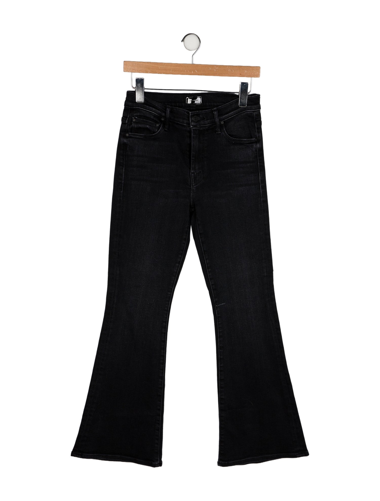 Mother Mid-Rise Wide Leg Jeans