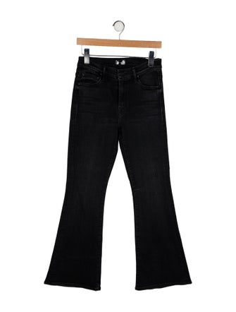 Mother Mid-Rise Wide Leg Jeans