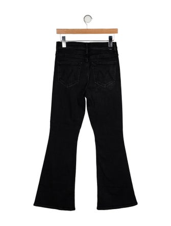 Mother Mid-Rise Wide Leg Jeans