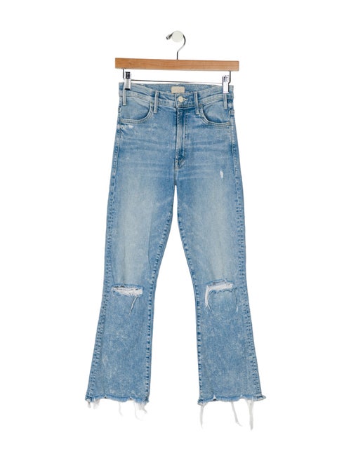 Mother Mid-Rise Straight Leg Jeans
