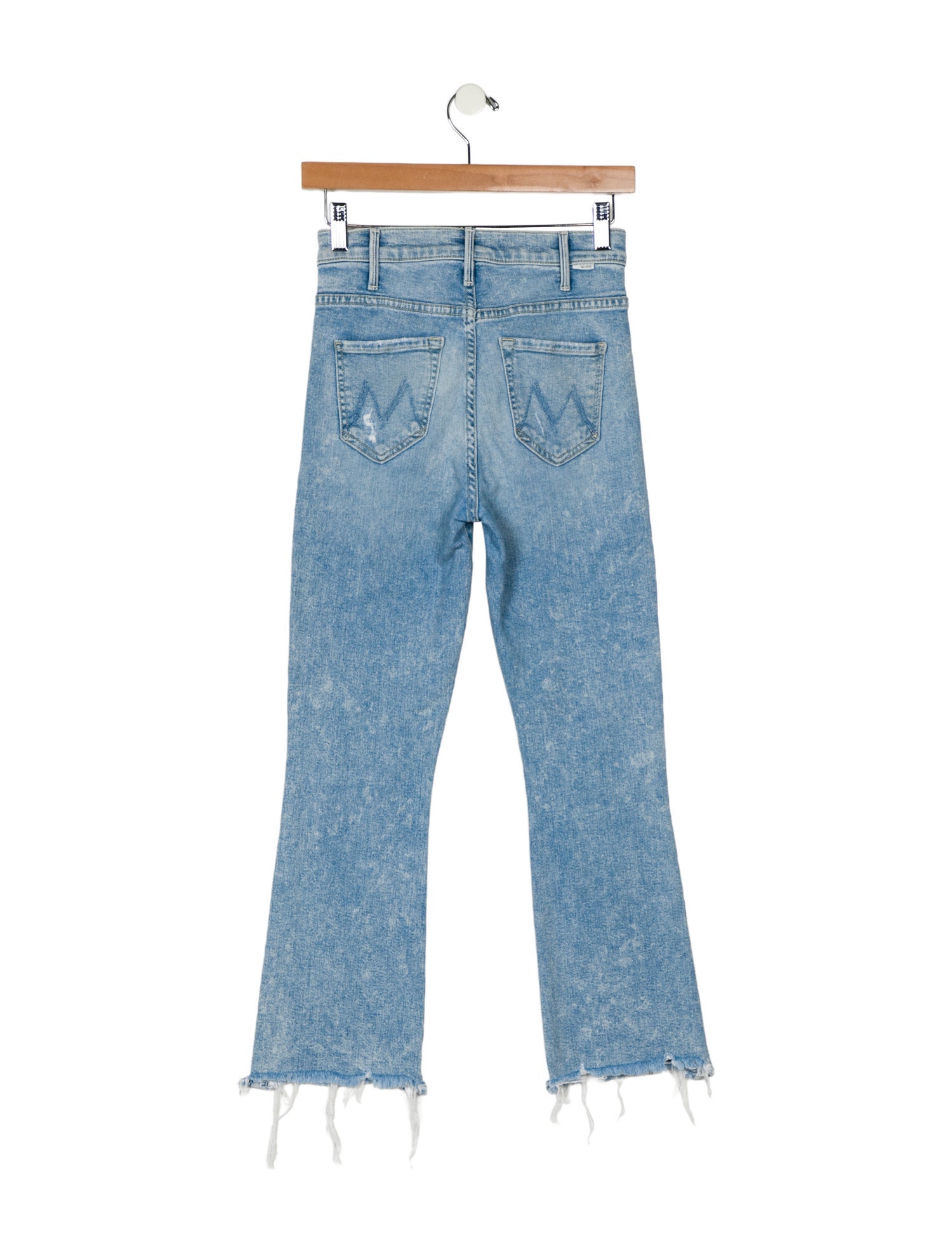 Mother Mid-Rise Straight Leg Jeans