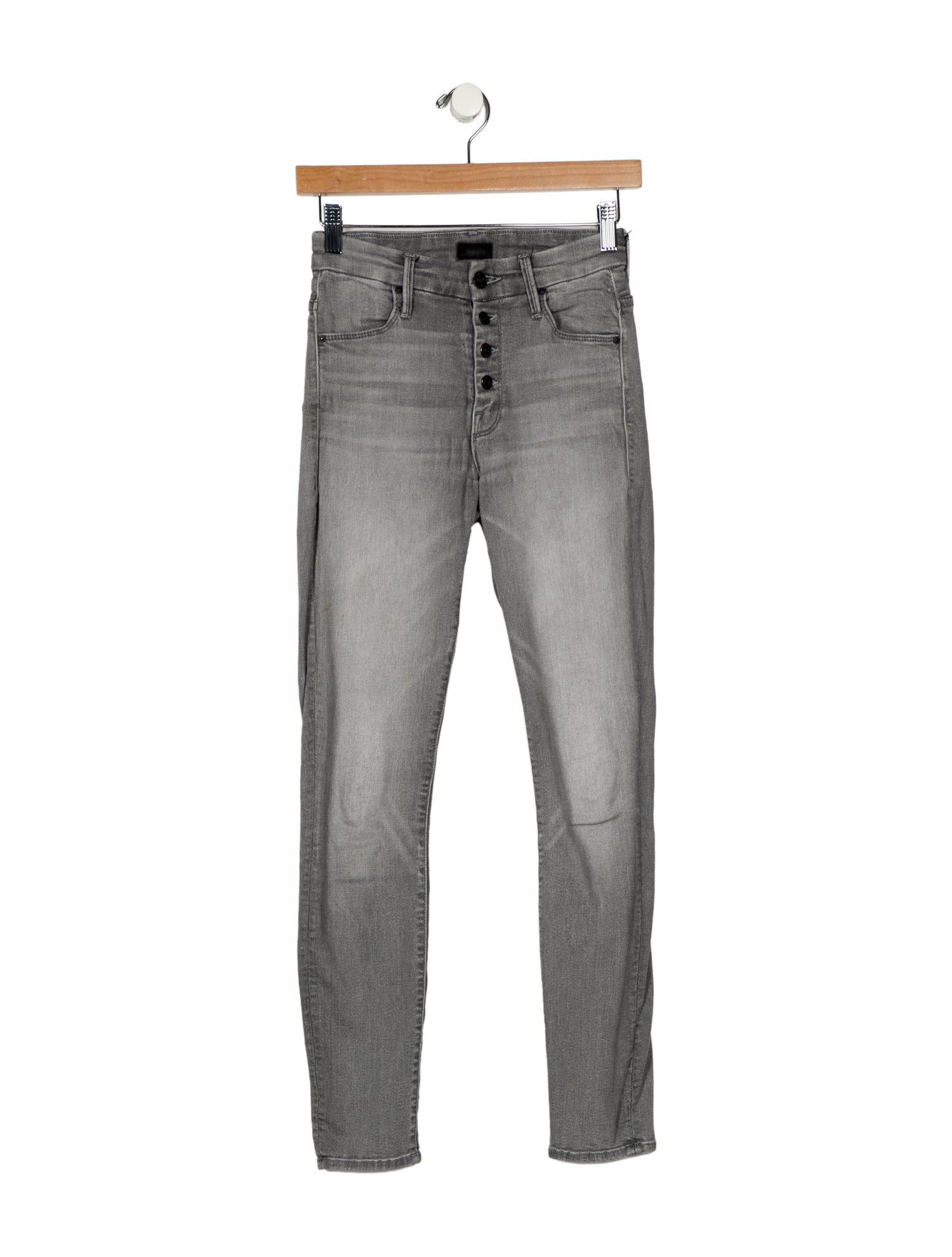 Mother Mid-Rise Skinny Leg Jeans
