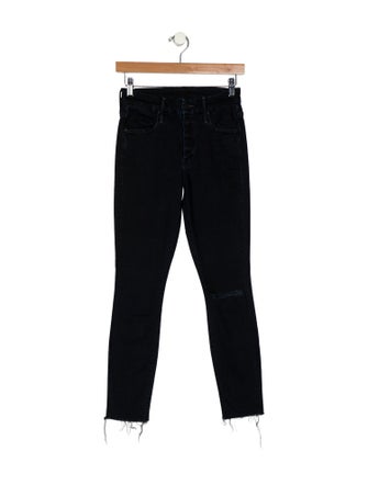 Mother Mid-Rise Skinny Leg Jeans