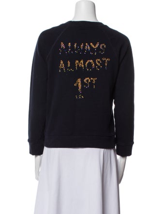 Mother Graphic Print Crew Neck Sweatshirt