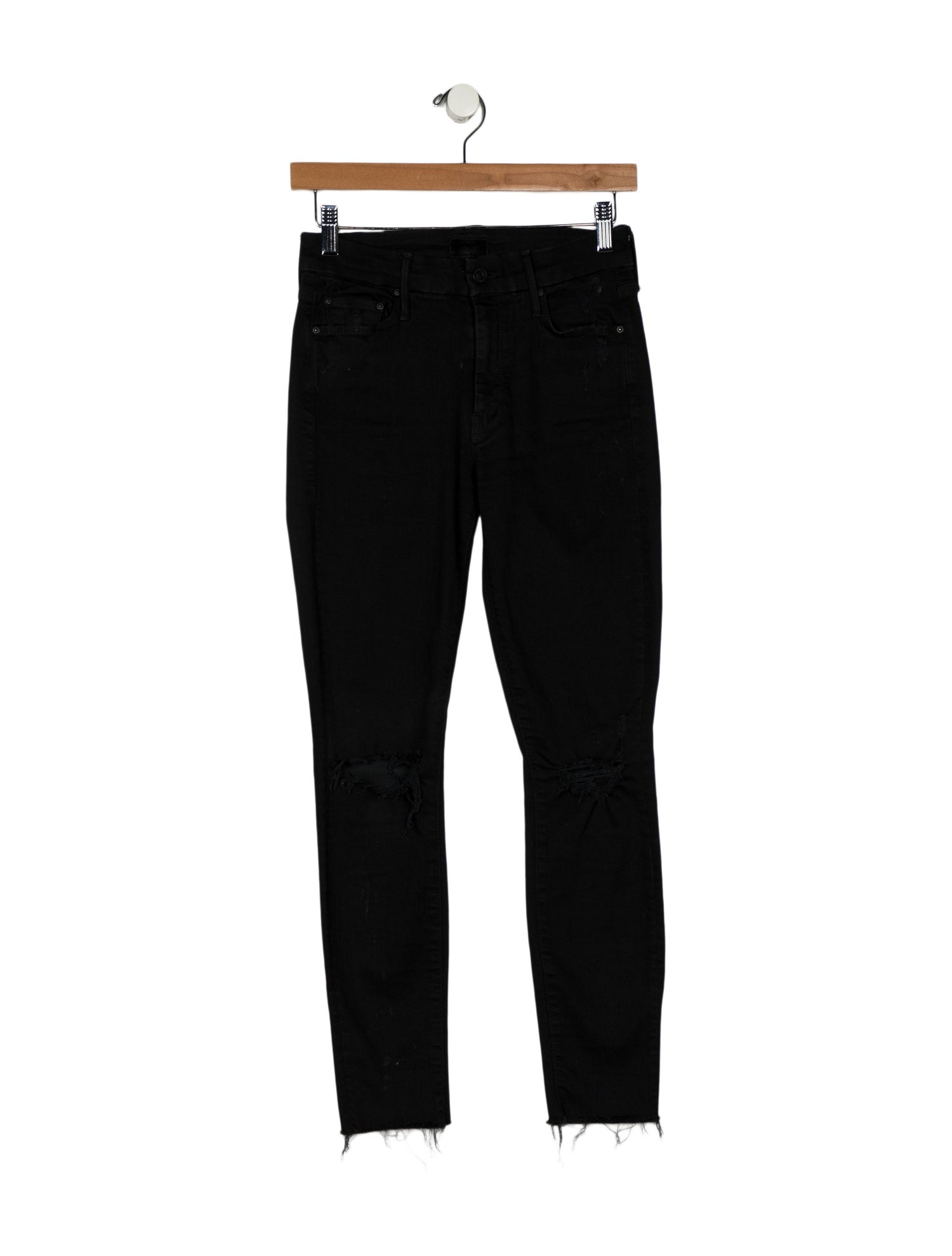 Mother Mid-Rise Skinny Leg Jeans