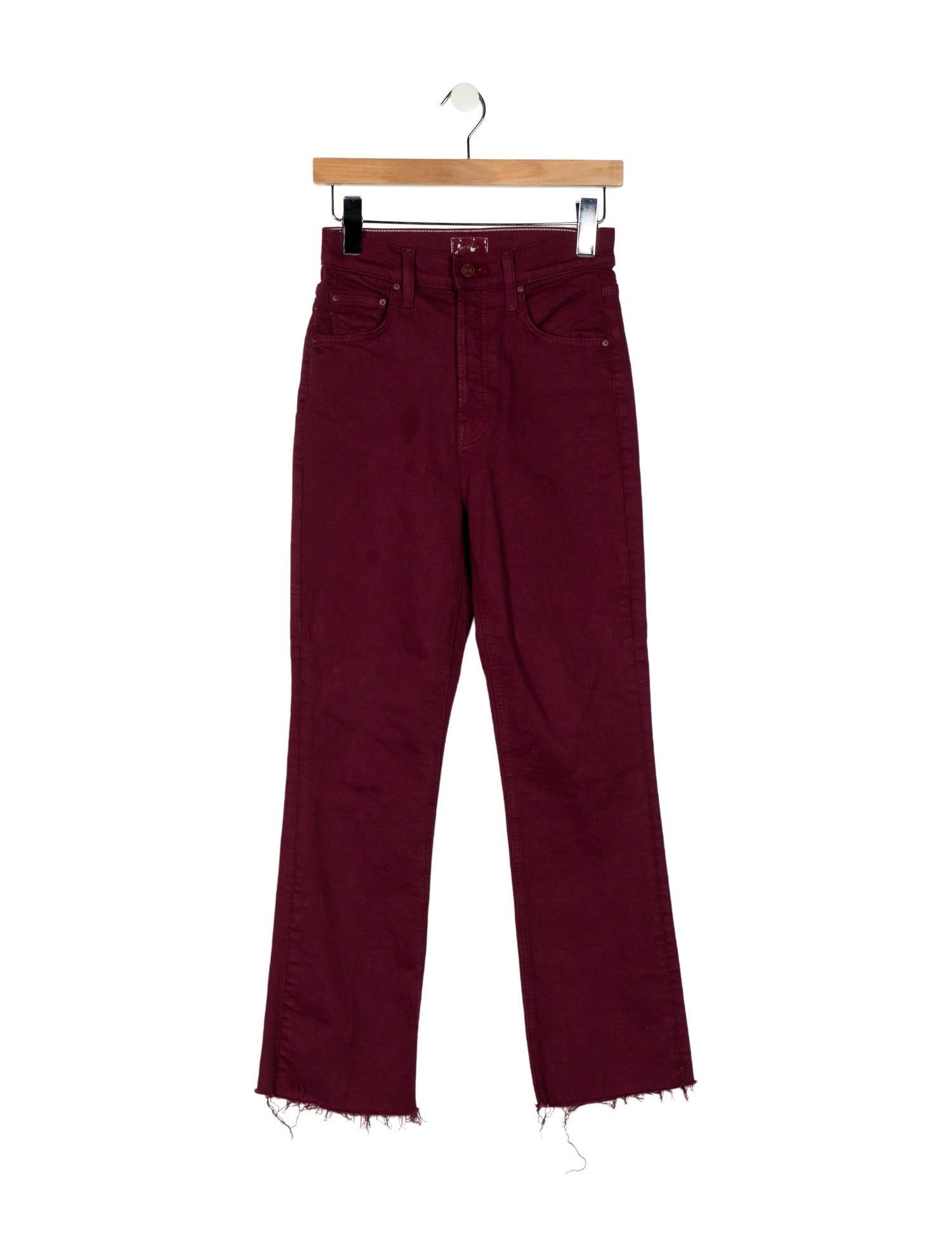Mother Mid-Rise Straight Leg Jeans