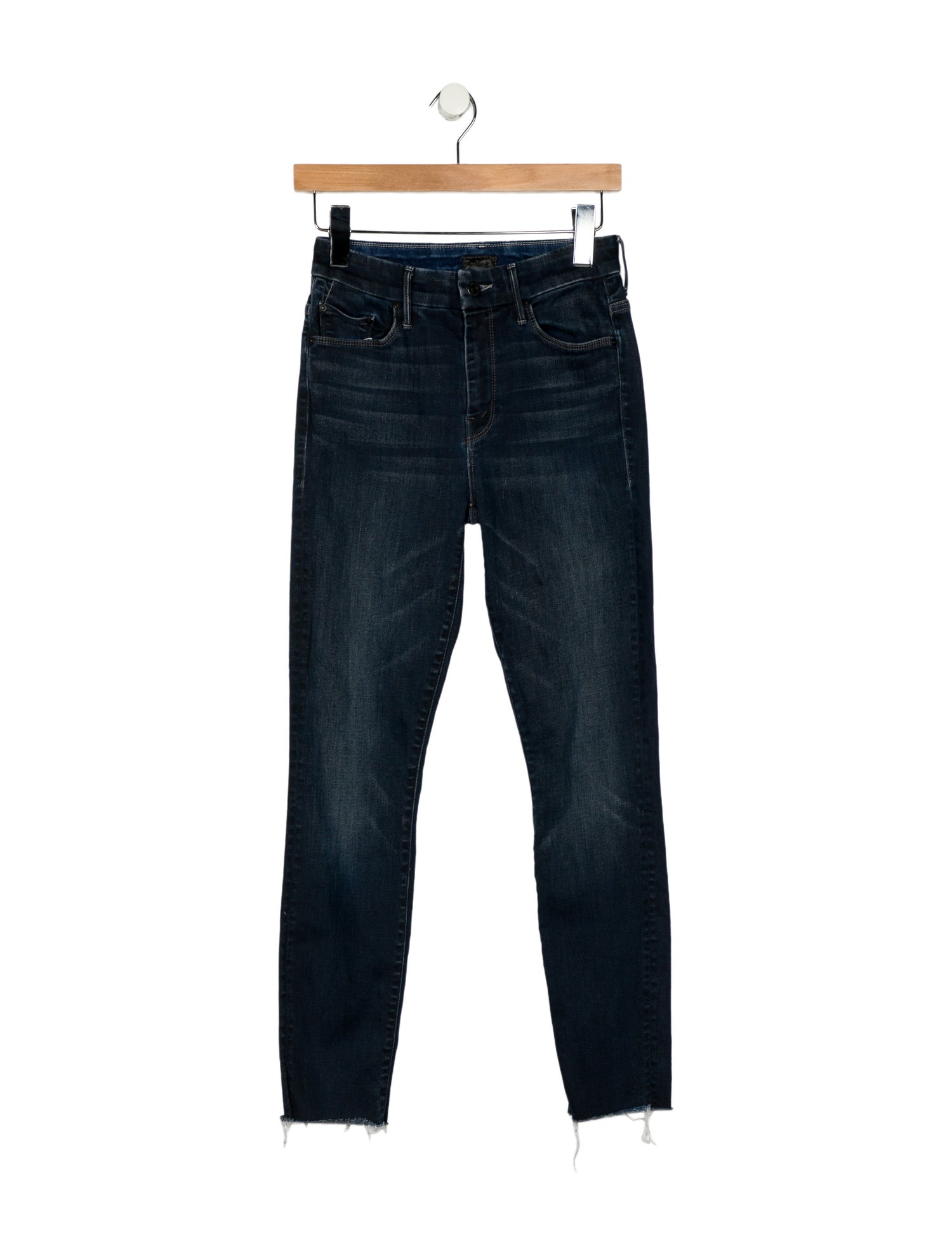 Mother Mid-Rise Skinny Leg Jeans