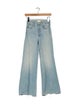 Mother Mid-Rise Wide Leg Jeans