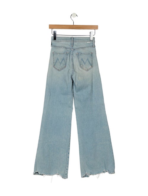 Mother Mid-Rise Wide Leg Jeans