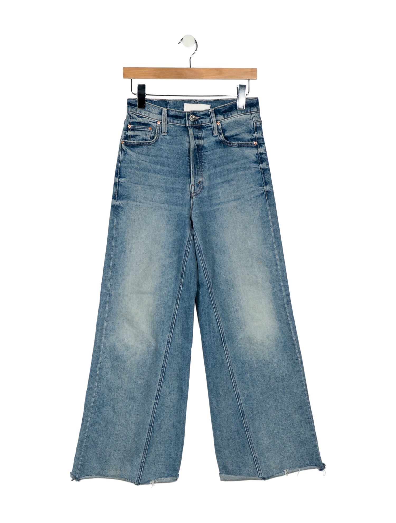Mother High-Rise Wide Leg Jeans
