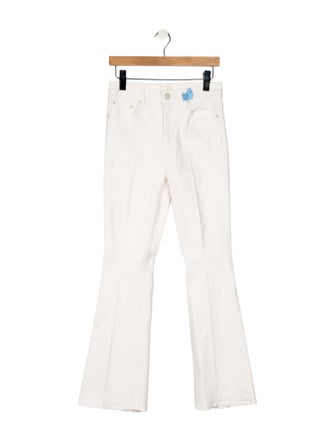 Mother Mid-Rise Straight Leg Jeans