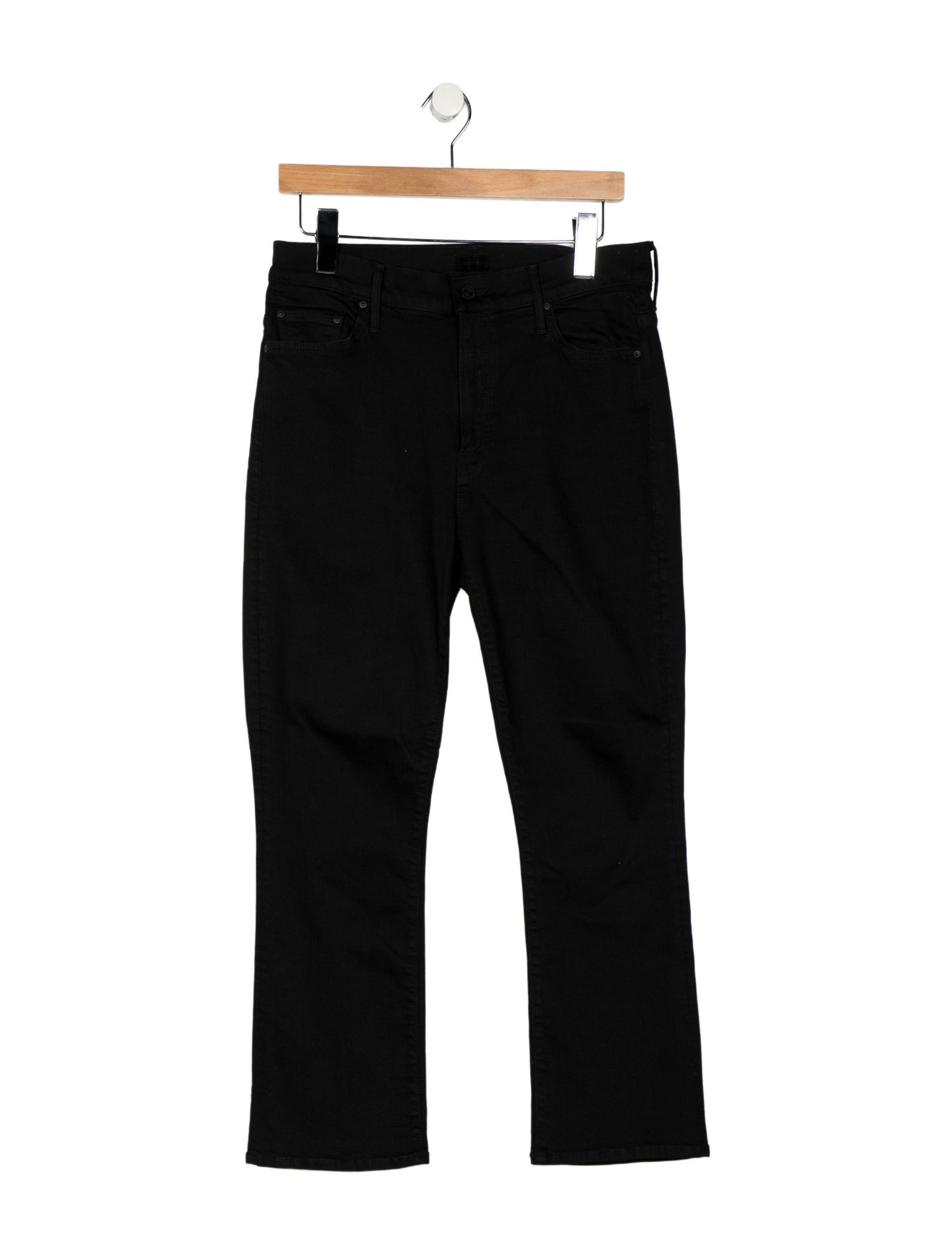 Mother Mid-Rise Straight Leg Jeans