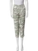 Mother Camouflage Print Straight Leg Pants