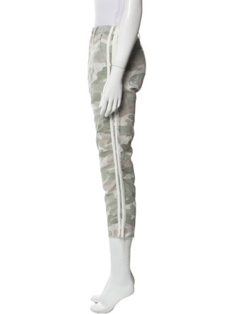 Mother Camouflage Print Straight Leg Pants