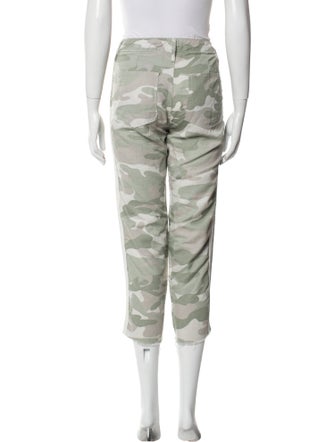 Mother Camouflage Print Straight Leg Pants