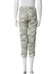 Mother Camouflage Print Straight Leg Pants