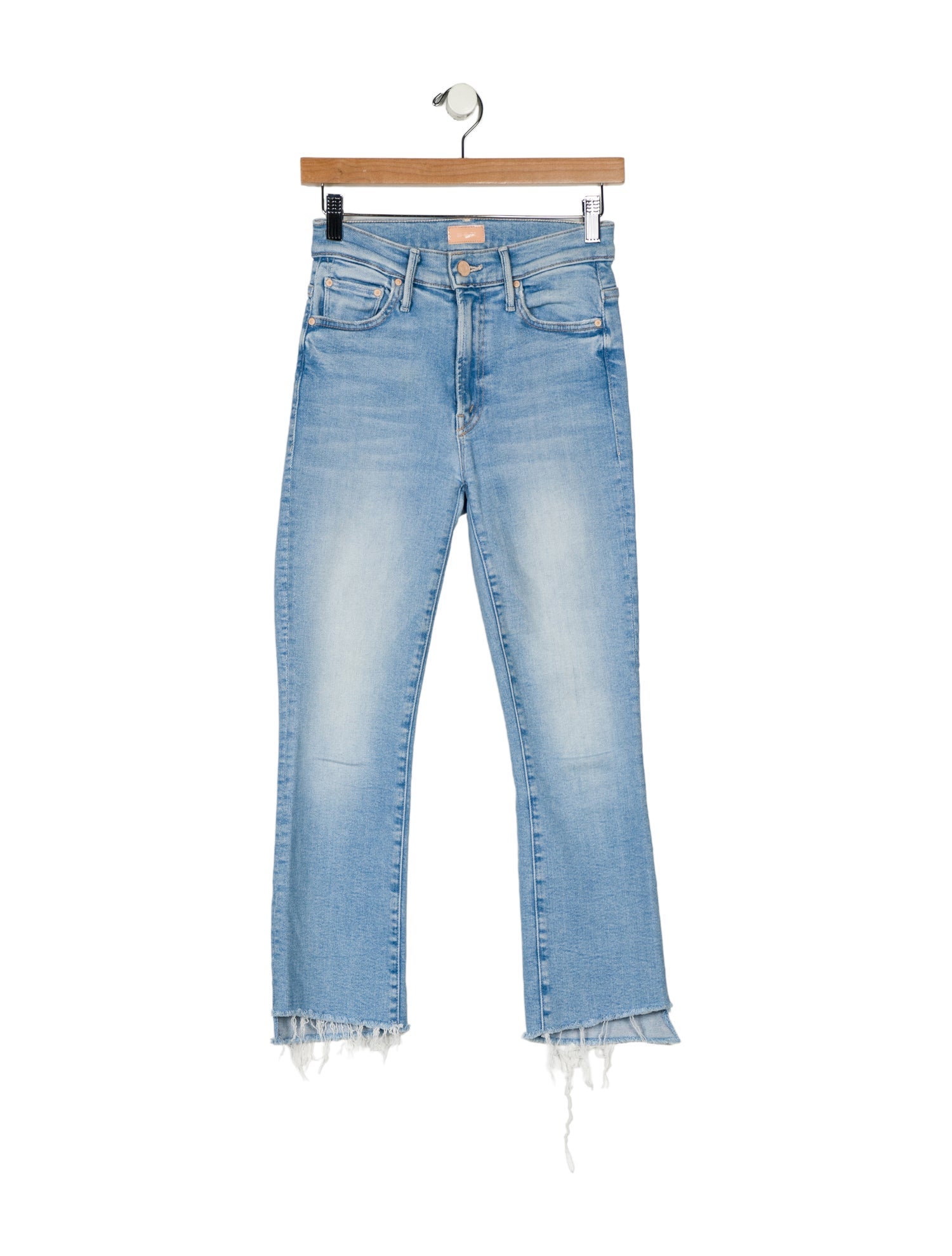 Mother Mid-Rise Straight Leg Jeans