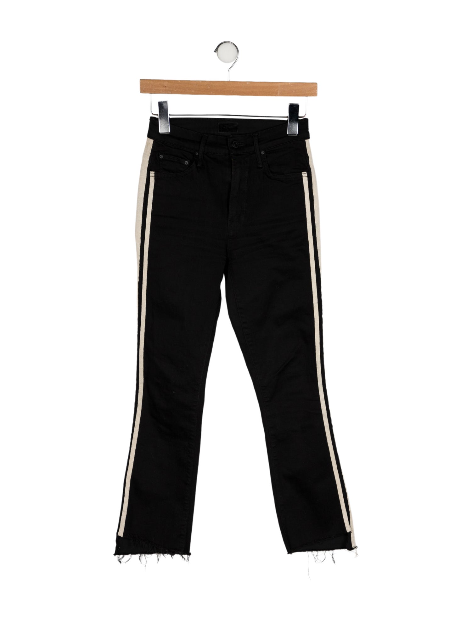 Mother Mid-Rise Straight Leg Jeans