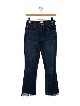 Mother Mid-Rise Straight Leg Jeans